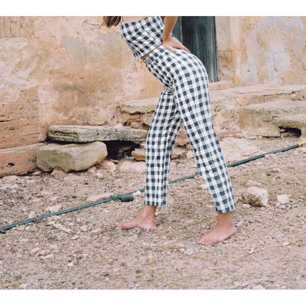 Aniela Parys L Enoke Checkered Trouser Pants - Picture 4 of 13
